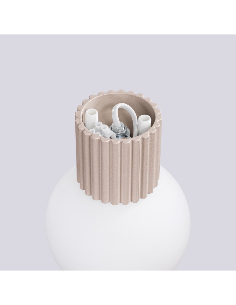 Wall lamps spheres - Sollux Wall lamp HALO taupe IP44 SL.1742 - product kolory-swiatla.pl 7