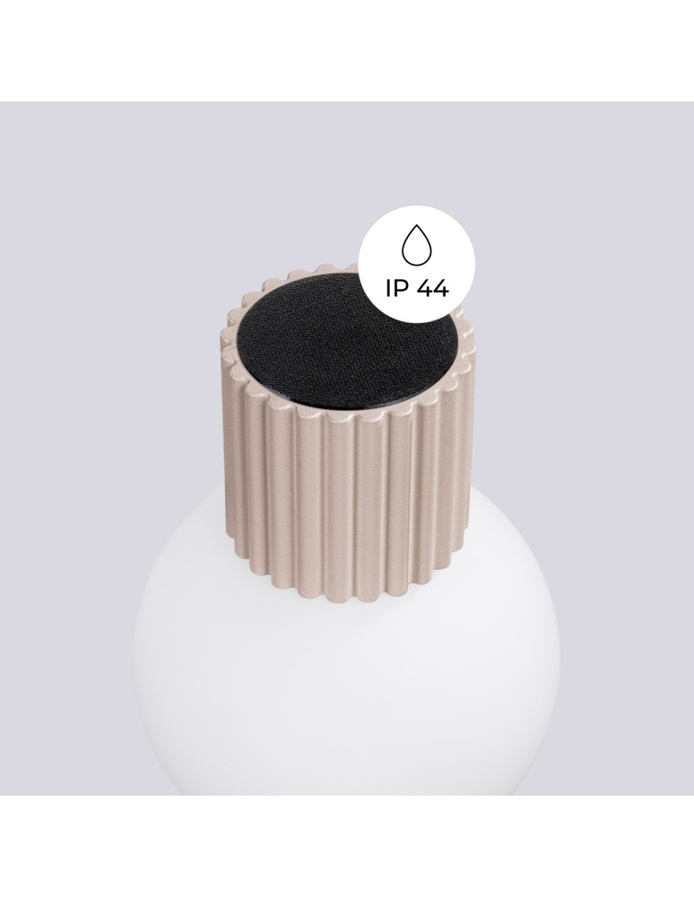 Wall lamps spheres - Sollux Wall lamp HALO taupe IP44 SL.1742 - product kolory-swiatla.pl 8