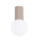 Ceiling lamps spheres - Sollux Plafond HALO taupe IP44 SL.1743 - product 1