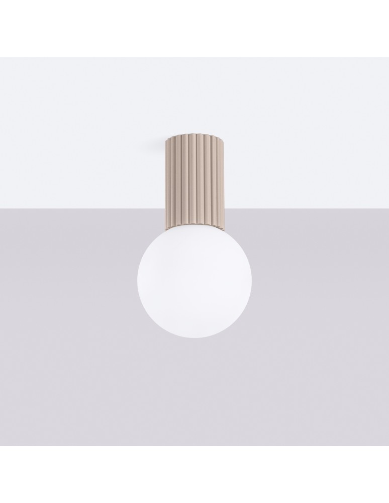 Ceiling lamps spheres - Sollux Plafond HALO taupe IP44 SL.1743 - product kolory-swiatla.pl 2