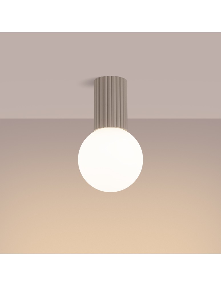 Ceiling lamps spheres - Sollux Plafond HALO taupe IP44 SL.1743 - product kolory-swiatla.pl 3