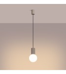 Pendant lamps spheres - Sollux HALO 1 taupe pendant lamp SL.1744 - product 3