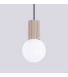 Pendant lamps spheres - Sollux HALO 1 taupe pendant lamp SL.1744 - product 5