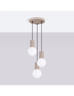 Sollux Lampa wisząca HALO 3P taupe SL.1745 - produkt 2
