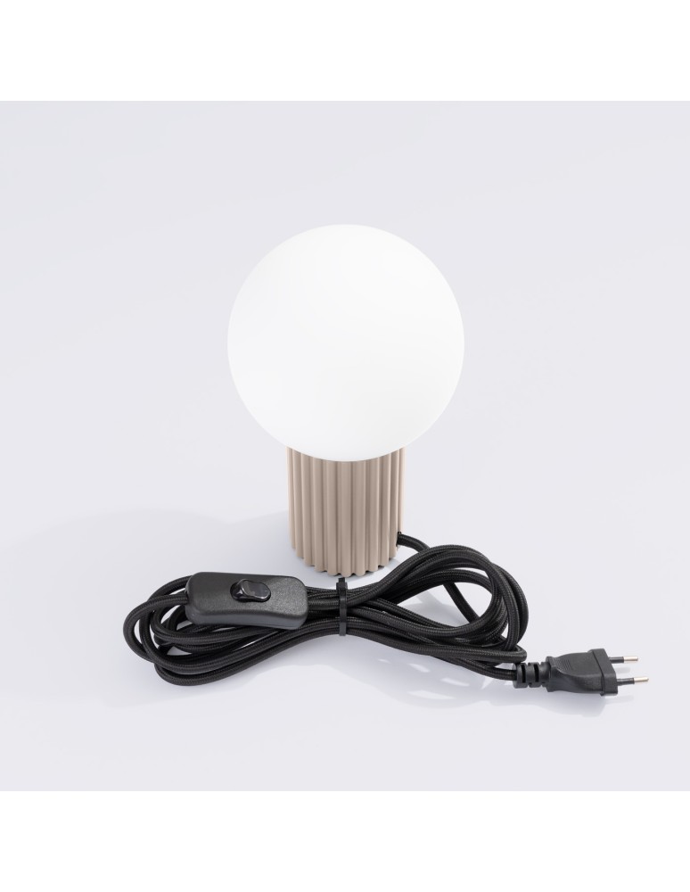 Decorative table lamps - Sollux HALO taupe desk lamp SL.1746 - product kolory-swiatla.pl 5