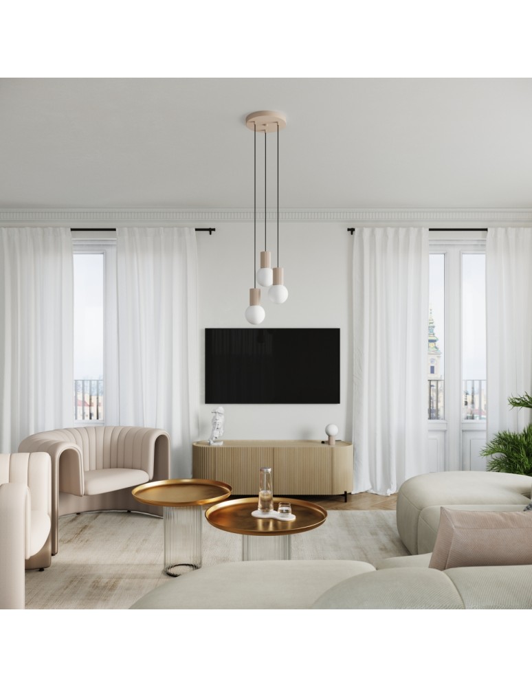 Decorative table lamps - Sollux HALO taupe desk lamp SL.1746 - product kolory-swiatla.pl 10