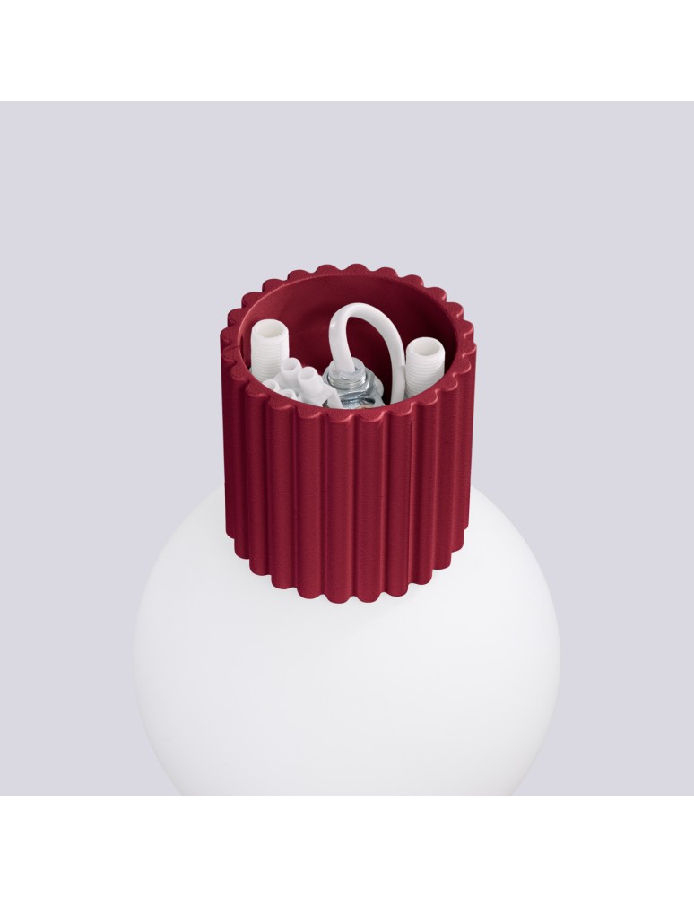 Sollux Kinkiet HALO burgund IP44 SL.1747