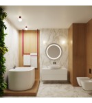 Wall lamps spheres - Sollux Wall lamp HALO burgundy IP44 SL.1747 - product 11