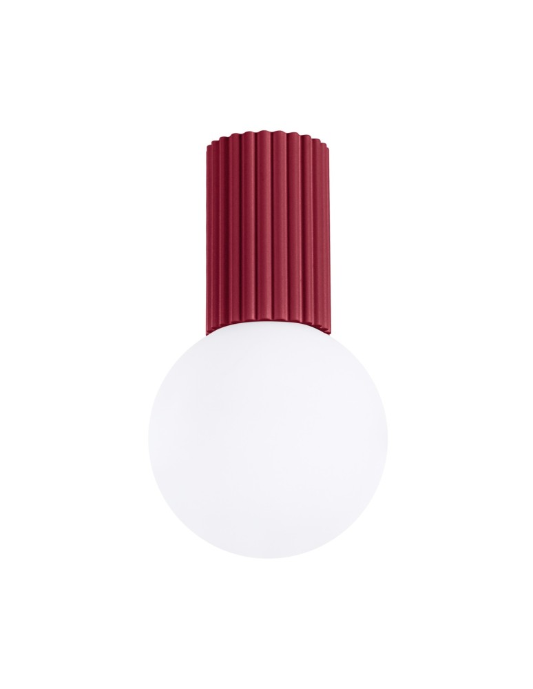 Ceiling lamps spheres - Sollux Plafond HALO burgundy IP44 SL.1748 - product kolory-swiatla.pl 1
