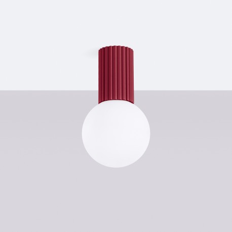 Sollux Plafon HALO burgund IP44 SL.1748