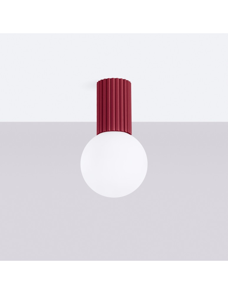 Ceiling lamps spheres - Sollux Plafond HALO burgundy IP44 SL.1748 - product kolory-swiatla.pl 2