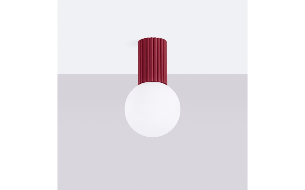 Sollux Plafon HALO burgund IP44 SL.1748