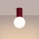 Sollux Plafon HALO burgund IP44 SL.1748