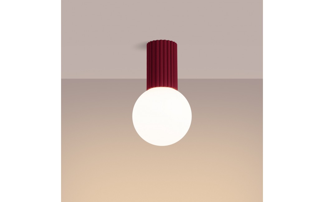 Sollux Plafon HALO burgund IP44 SL.1748