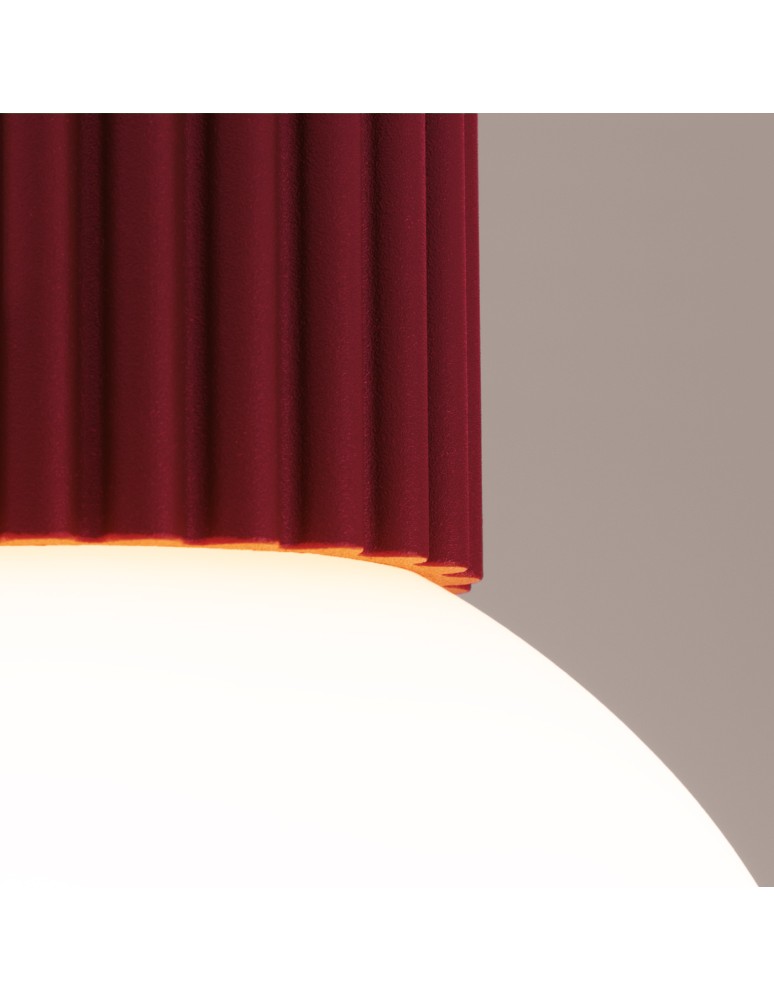 Ceiling lamps spheres - Sollux Plafond HALO burgundy IP44 SL.1748 - product kolory-swiatla.pl 4