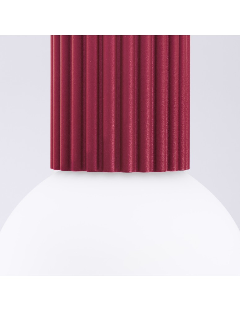 Ceiling lamps spheres - Sollux Plafond HALO burgundy IP44 SL.1748 - product kolory-swiatla.pl 5