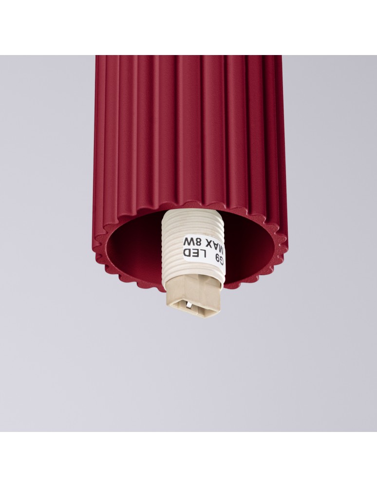 Ceiling lamps spheres - Sollux Plafond HALO burgundy IP44 SL.1748 - product kolory-swiatla.pl 6