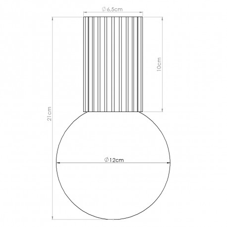 Sollux Plafon HALO burgund IP44 SL.1748