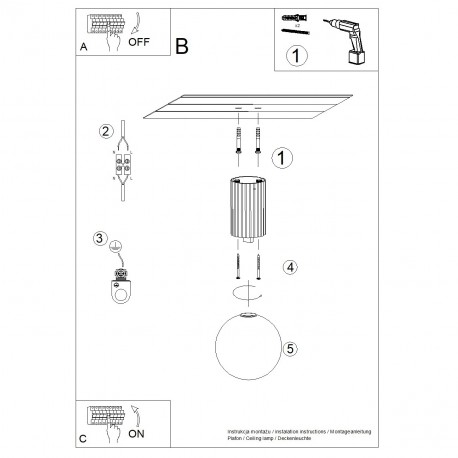 Sollux Plafon HALO burgund IP44 SL.1748