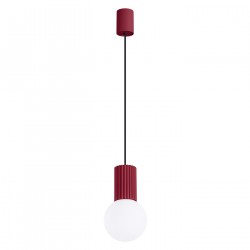 Sollux Lampa wisząca HALO 1 burgund SL.1749
