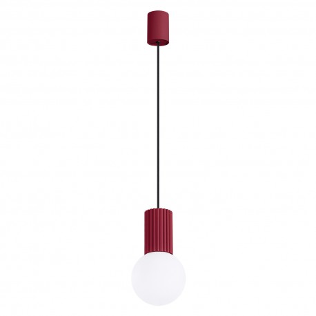 Sollux Lampa wisząca HALO 1 burgund SL.1749