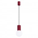Sollux Lampa wisząca HALO 1 burgund SL.1749
