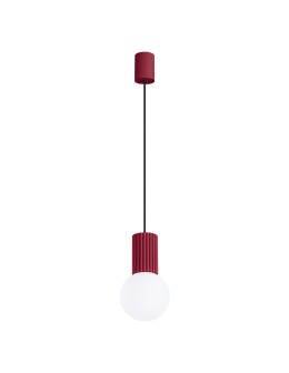 Sollux Lampa wisząca HALO 1 burgund SL.1749