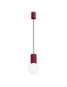 View Sollux HALO 1 burgundy pendant lamp SL.1749
