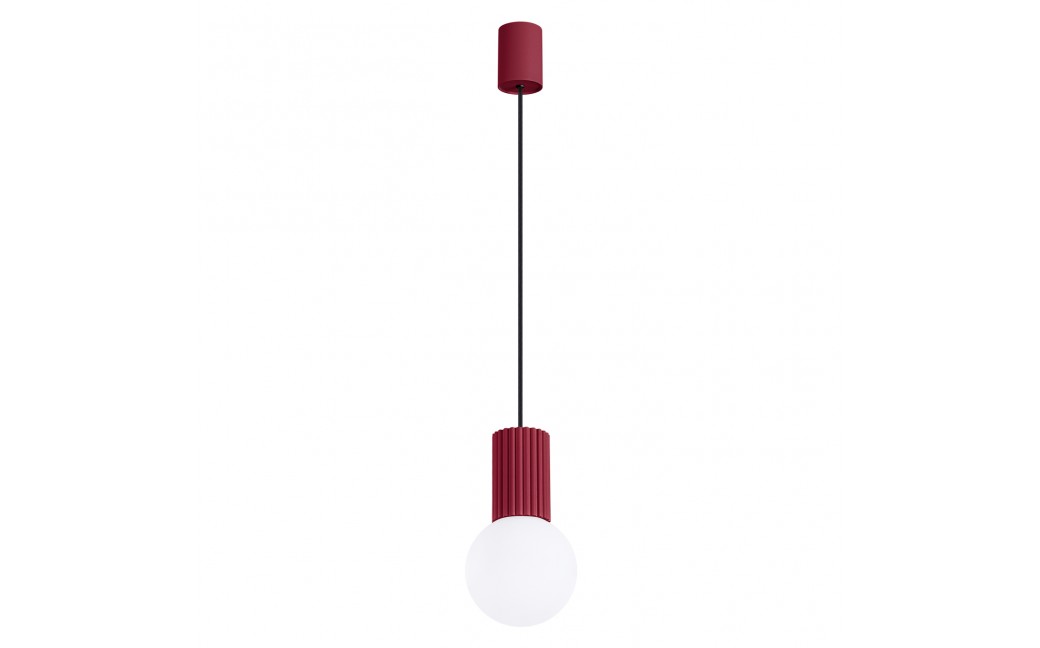 Sollux Lampa wisząca HALO 1 burgund SL.1749