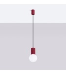Pendant lamps spheres - Sollux HALO 1 burgundy pendant lamp SL.1749 - product 2