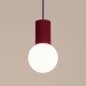 Sollux Lampa wisząca HALO 1 burgund SL.1749