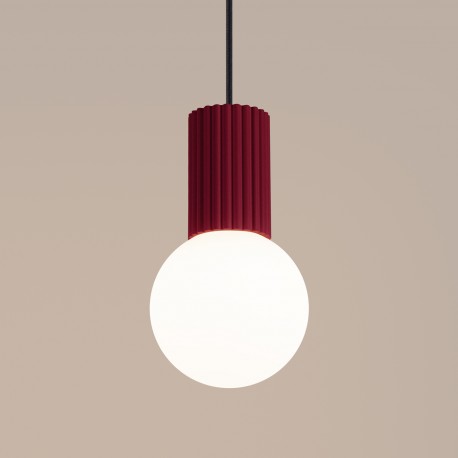 Sollux Lampa wisząca HALO 1 burgund SL.1749
