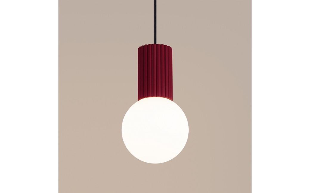 Sollux Lampa wisząca HALO 1 burgund SL.1749