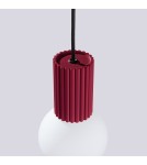 Pendant lamps spheres - Sollux HALO 1 burgundy pendant lamp SL.1749 - product 7