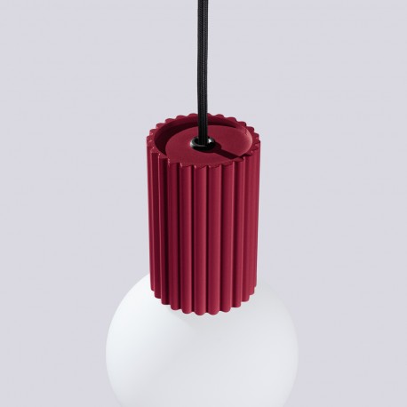 Sollux Lampa wisząca HALO 1 burgund SL.1749