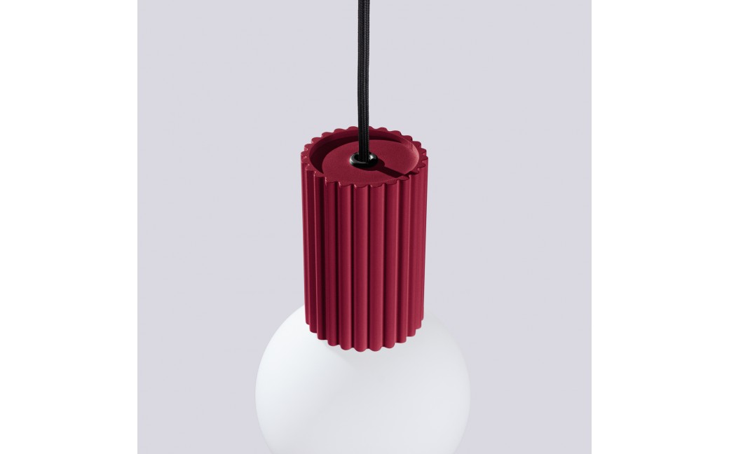 Sollux Lampa wisząca HALO 1 burgund SL.1749