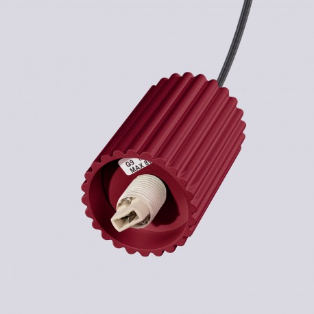 Sollux Lampa wisząca HALO 1 burgund SL.1749