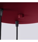 Pendant lamps spheres - Sollux HALO 3P burgundy pendant lamp SL.1750 - product 7