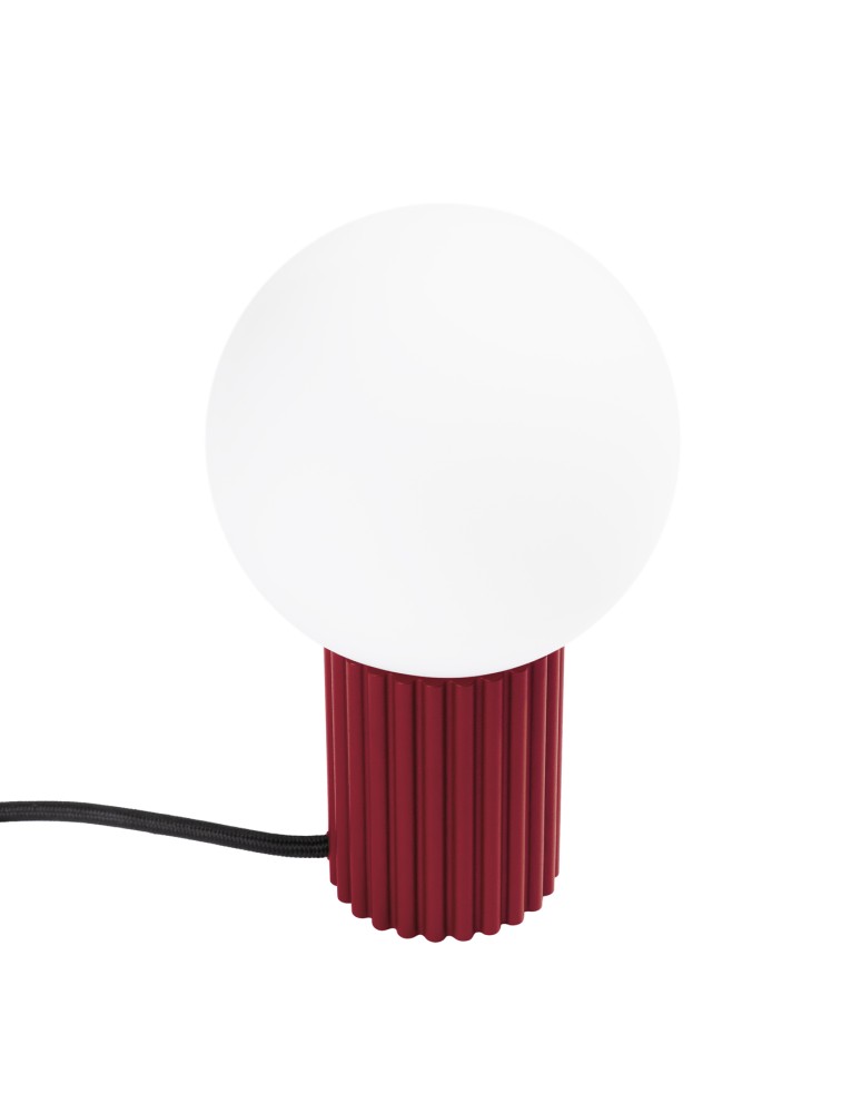 Decorative table lamps - Sollux HALO burgundy desk lamp SL.1751 - product kolory-swiatla.pl 1