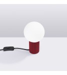 Decorative table lamps - Sollux HALO burgundy desk lamp SL.1751 - product 2