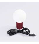 Decorative table lamps - Sollux HALO burgundy desk lamp SL.1751 - product 5