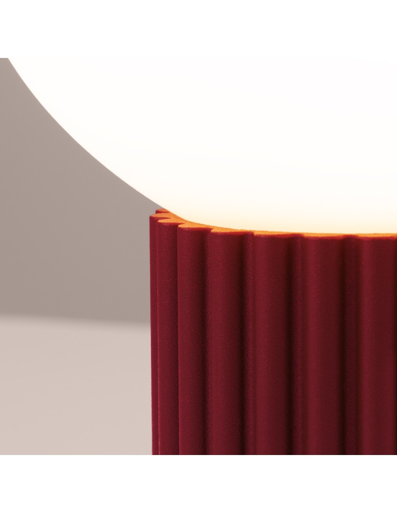 Decorative table lamps - Sollux HALO burgundy desk lamp SL.1751 - product kolory-swiatla.pl 6