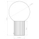 Sollux Lampa biurkowa HALO burgund SL.1751
