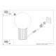 Sollux Lampa biurkowa HALO burgund SL.1751