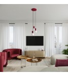 Decorative table lamps - Sollux HALO burgundy desk lamp SL.1751 - product 10