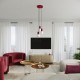 Sollux Lampa biurkowa HALO burgund SL.1751