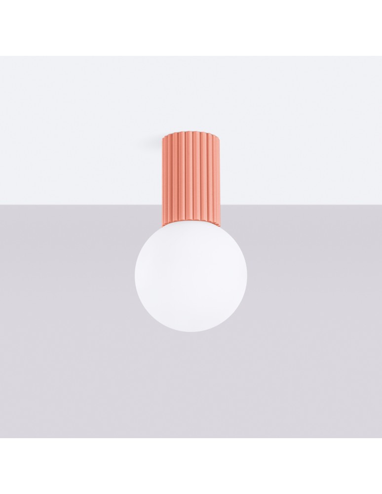 Ceiling lamps spheres - Sollux Plafond HALO peach IP44 SL.1753 - product kolory-swiatla.pl 2