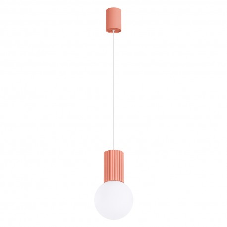 Sollux Lampa wisząca HALO 1 brzoskwiniowa SL.1754