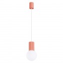 Sollux Lampa wisząca HALO 1 brzoskwiniowa SL.1754