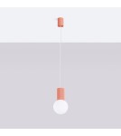 Pendant lamps spheres - Sollux HALO 1 peach pendant lamp SL.1754 - product 2
